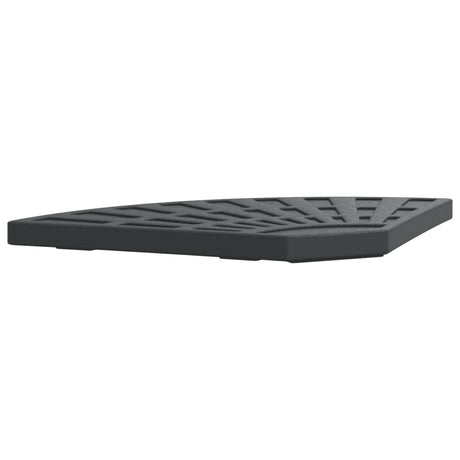 Poids de parasol VidaXL avec poignée pour pied croisé 14 kg