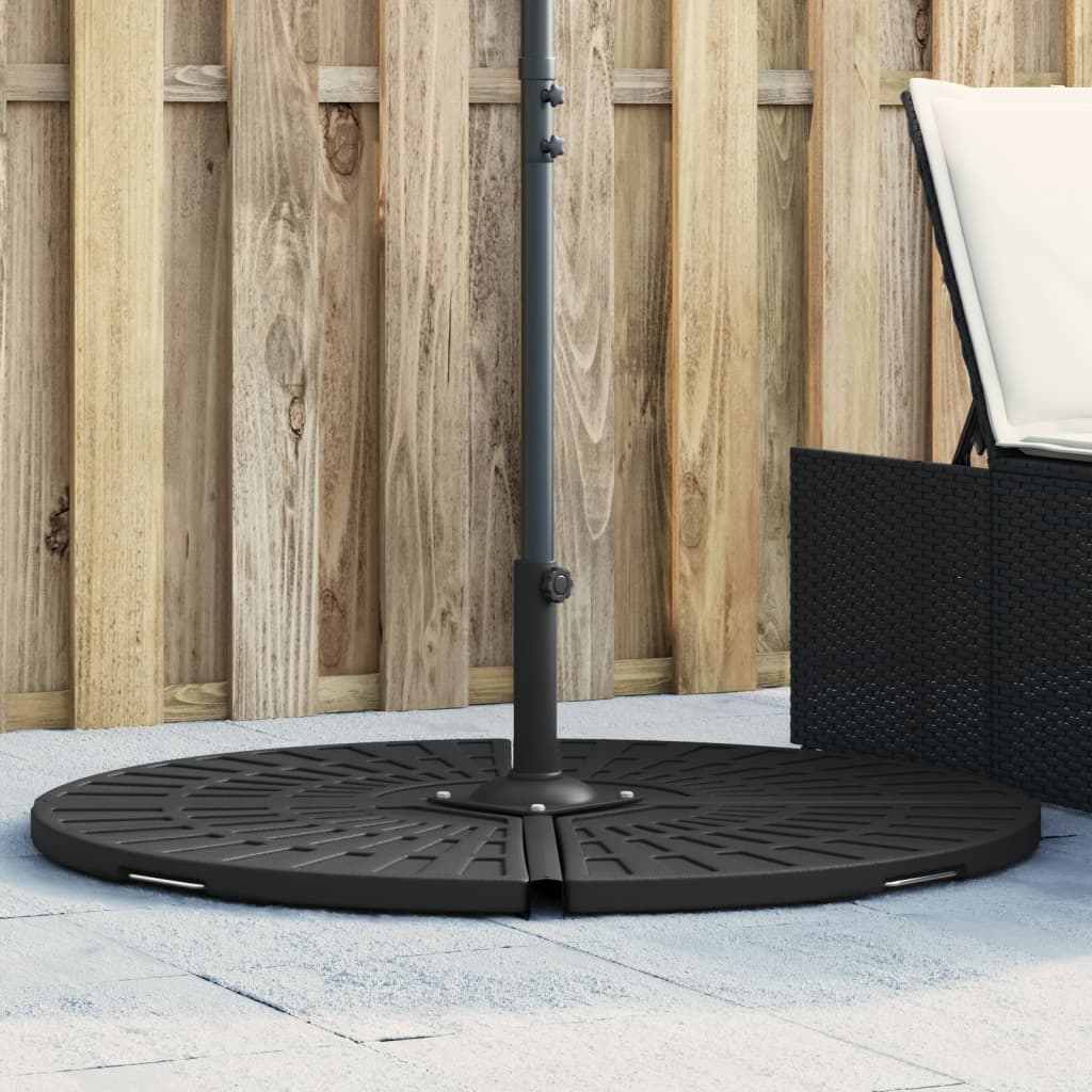 Poids de parasol VidaXL avec poignée pour pied croisé 14 kg