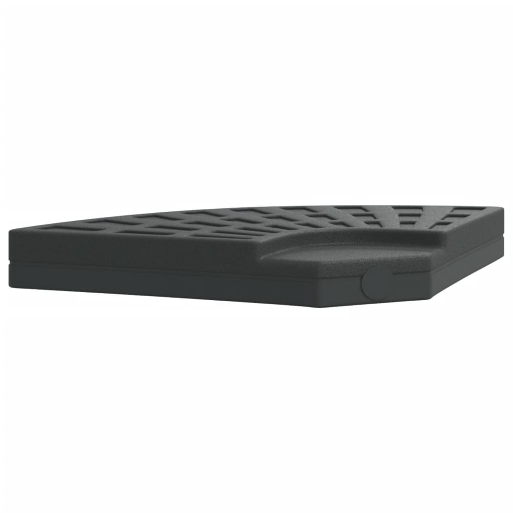 Poids de parasol VidaXL avec poignée pour pied croisé 20 kg