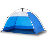 Vidaxl beach tent 2-person waterproof fast-release azure blue