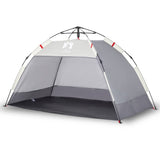 Vidaxl Beach Tent 2-osobowy wodoodporny szybki szary