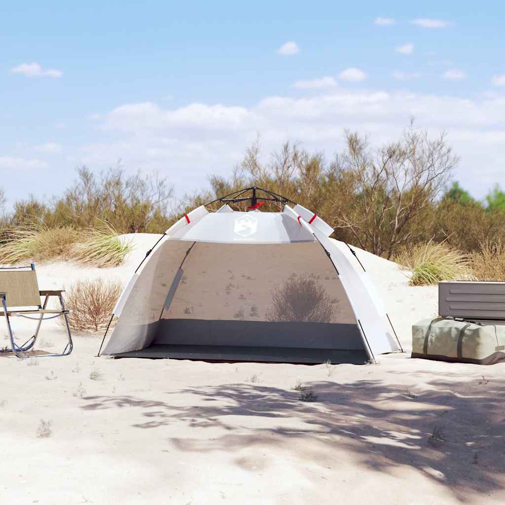 Vidaxl Beach Tent 2-osobowy wodoodporny szybki szary