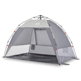 VidaXL beach tent 2-person waterproof fast-release gray