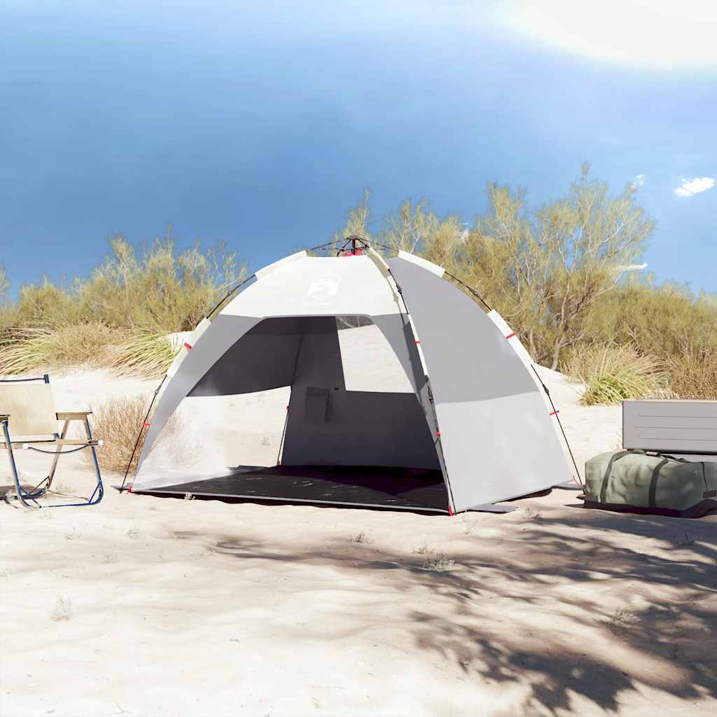 Vidaxl Beach Tent 2-osobowy wodoodporny szybki szary