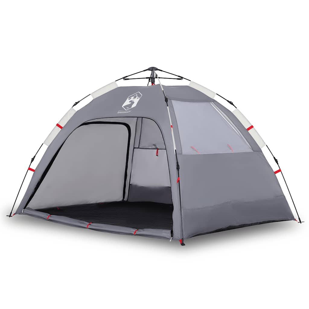 Vidaxl Beach Tent 2 Personne étanche à libération rapide Gray