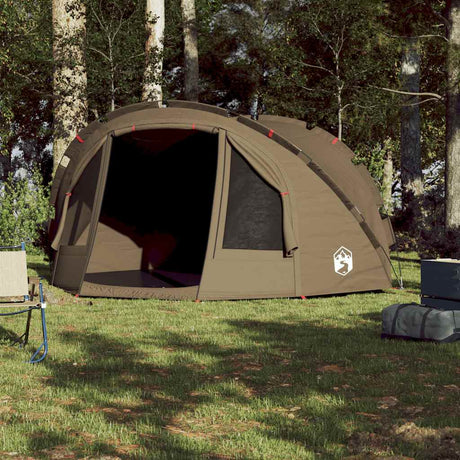 VidaXL tente de pêche 4 personnes imperméable vert olive