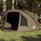 VidaXL tente de pêche 4 personnes imperméable vert olive