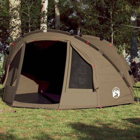 VidaXL tente de pêche 4 personnes imperméable vert olive