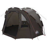 VidaXL tente de pêche 4 personnes imperméable marron