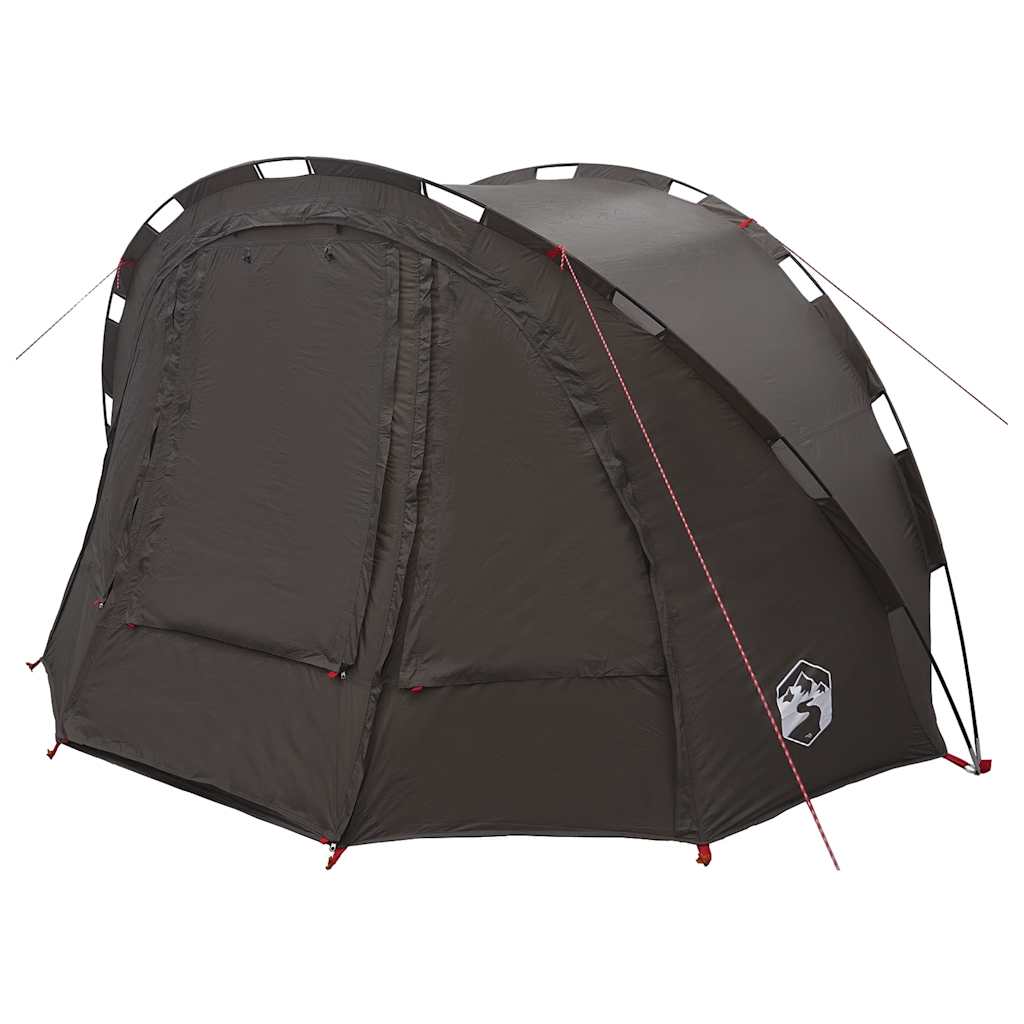 VidaXL tente de pêche 4 personnes imperméable marron