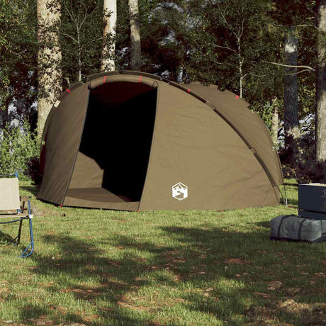 VidaXL tente de pêche 5 personnes imperméable vert olive
