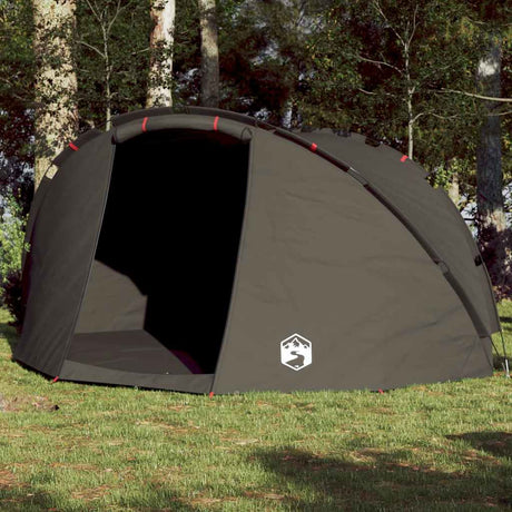 VidaXL tente de pêche 5 personnes imperméable marron