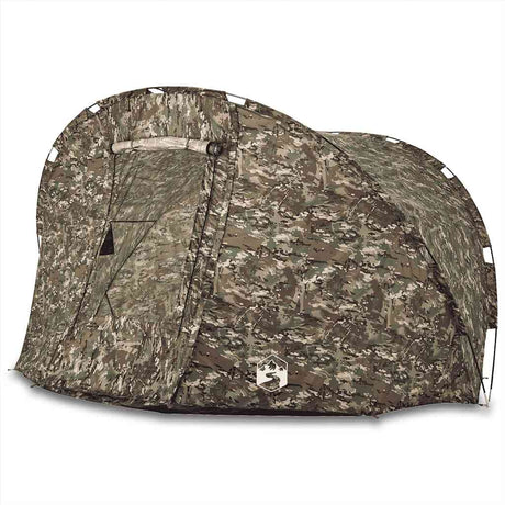 Tente de pêche VidaXL camouflage imperméable 5 personnes