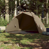 Vidaxl Tent 4-Persona rápida Brown