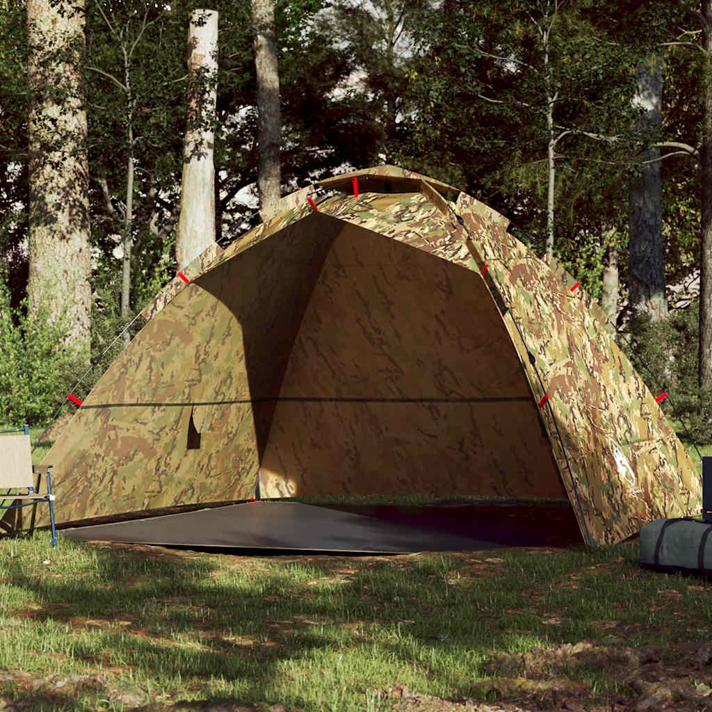 Tente Vidaxl camouflage à dégagement rapide 4 personnes