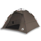 Vidaxl Tent 4-Persona rápida Brown