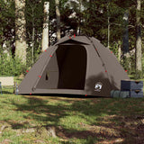 Vidaxl Tent 4-Persona rápida Brown