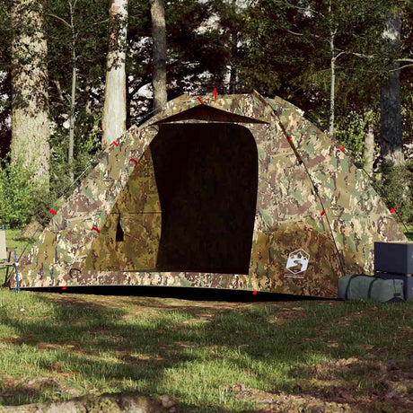 Tente Vidaxl camouflage à dégagement rapide 4 personnes