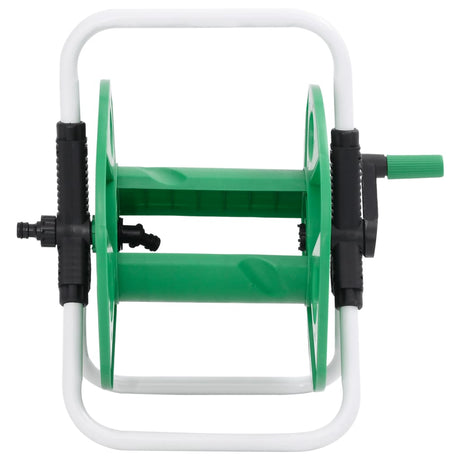 Vidaxl enrouleur de tuyau pour 45 m 1 2 tuyau autoportant acier vert