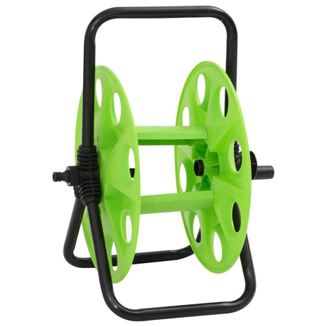 Vidaxl enrouleur de tuyau pour 45 m 1 2 tuyau autoportant acier vert
