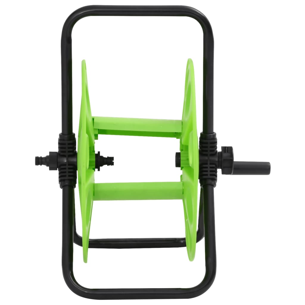 Vidaxl hose reel for 45 m 1 2 hose freestanding steel green