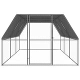 Vidaxl Chicken Coop 3x6x2 M Galvaniseret stål