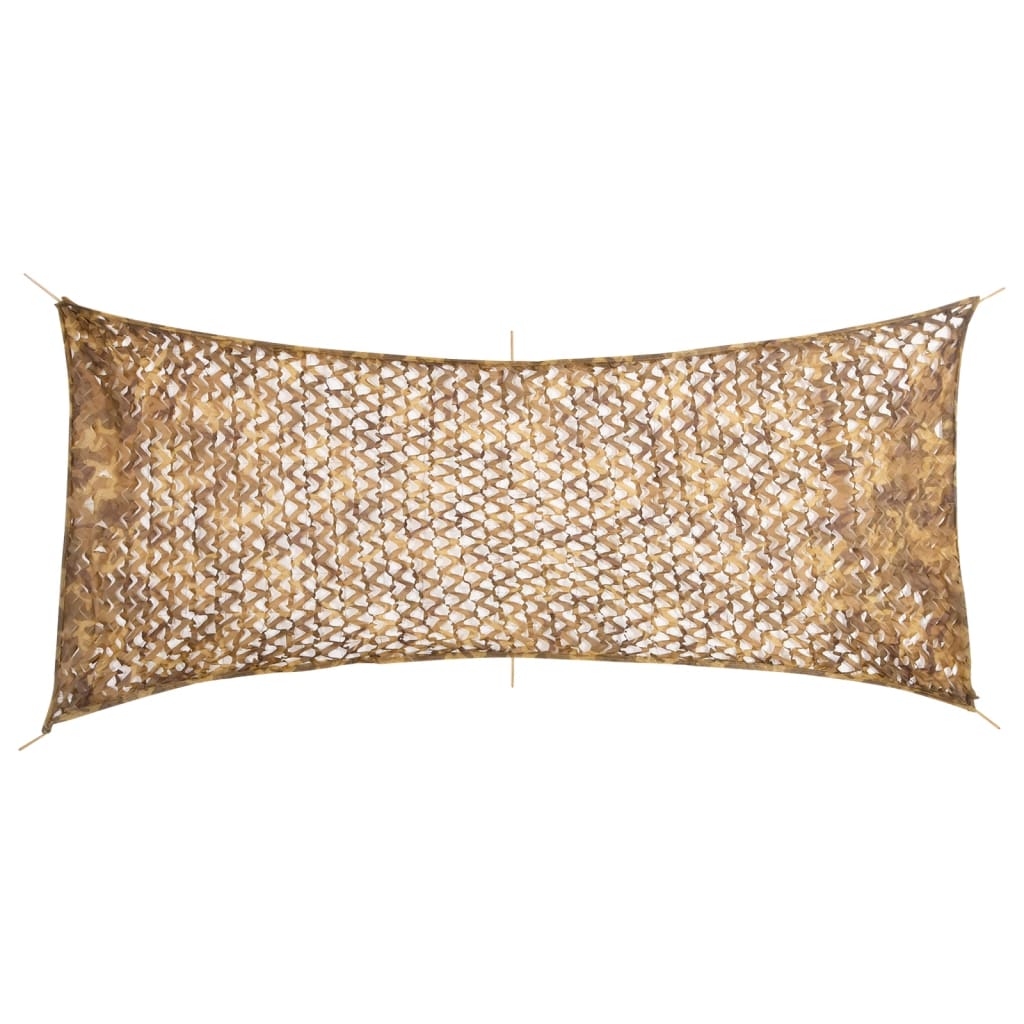 Vidaxx filet de camouflage avec sac de rangement 409x206 cm couleur sable