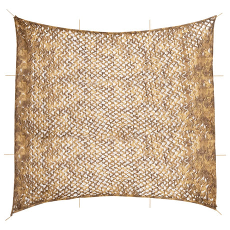 Vidaxx filet de camouflage avec sac de rangement 614x581 cm couleur sable