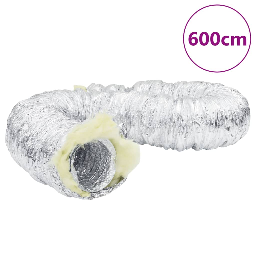 Vidaxx tuyau de ventilation isolé ø12,5 cm 6 m aluminium