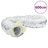 Vidaxx tuyau de ventilation isolé ø12,5 cm 6 m aluminium