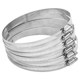 VidaXL colliers de serrage 6 pièces 91-110 mm acier inoxydable 304