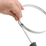 VidaXL colliers de serrage 6 pièces 91-140 mm acier inoxydable 304