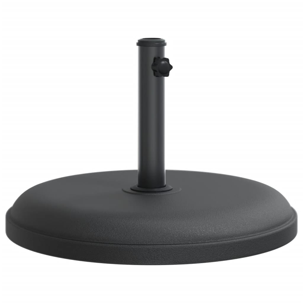 Pied de parasol Vidaxl pour mâts de ø32 35 38 mm 25 kg rond