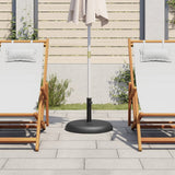 Pied de parasol Vidaxl pour mâts de ø32 35 38 mm 25 kg rond