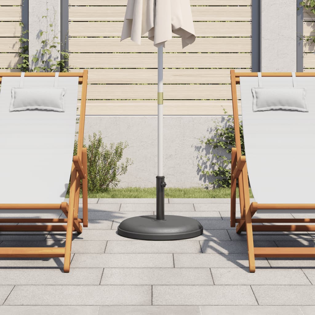 Pied de parasol Vidaxl pour mâts de ø32 35 38 mm 25 kg rond