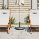 Pied de parasol Vidaxl pour mâts de ø32 35 38 mm 25 kg rond
