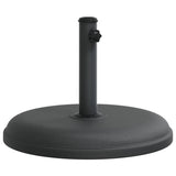Pied de parasol Vidaxl pour mâts de ø32 35 38 mm 15 kg rond