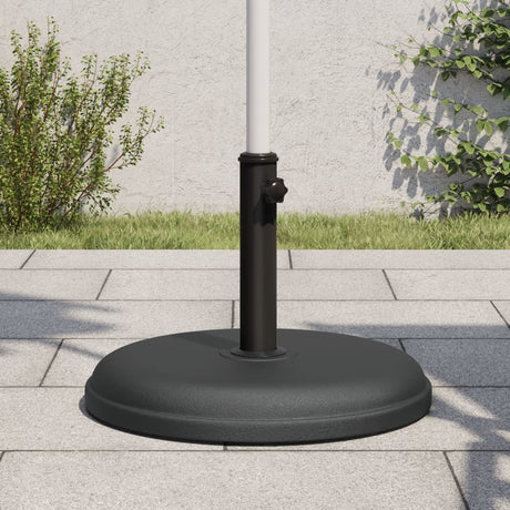 Pied de parasol Vidaxl pour mâts de ø32 35 38 mm 15 kg rond