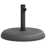 Pied de parasol Vidaxl pour mâts de ø32 35 38 mm 15 kg rond