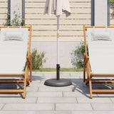 Pied de parasol Vidaxl pour mâts de ø32 35 38 mm 15 kg rond
