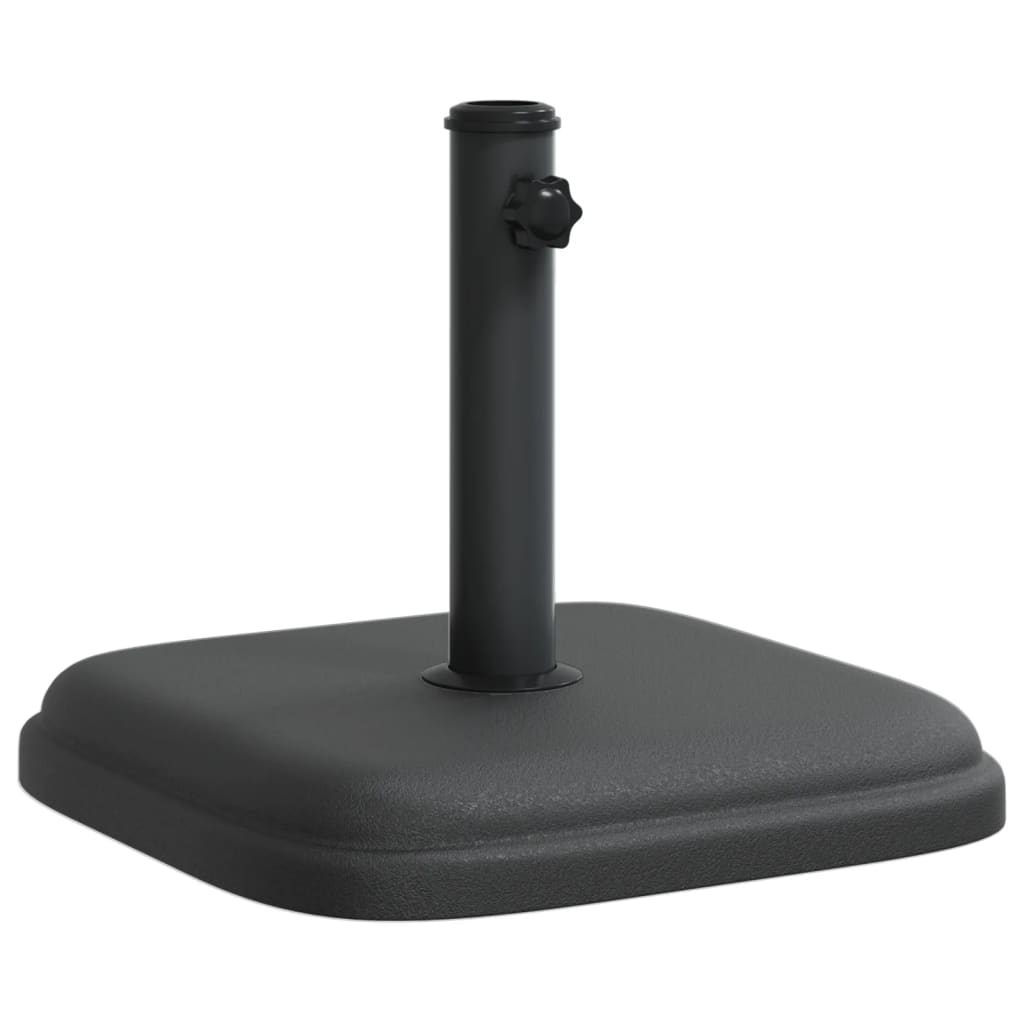 Pied de parasol Vidaxl pour mâts de ø32 35 38 mm carré de 11 kg