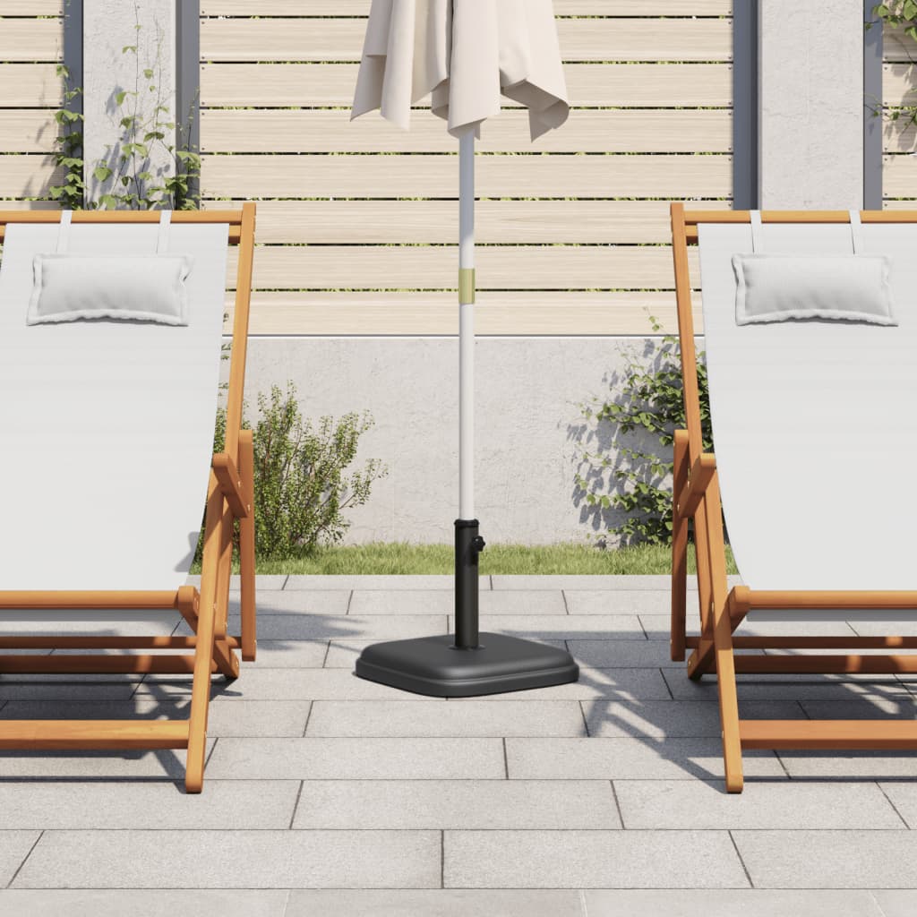 Pied de parasol Vidaxl pour mâts de ø32 35 38 mm carré de 11 kg