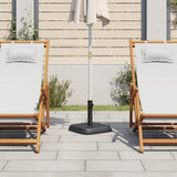 Pied de parasol Vidaxl pour mâts de ø32 35 38 mm carré de 11 kg