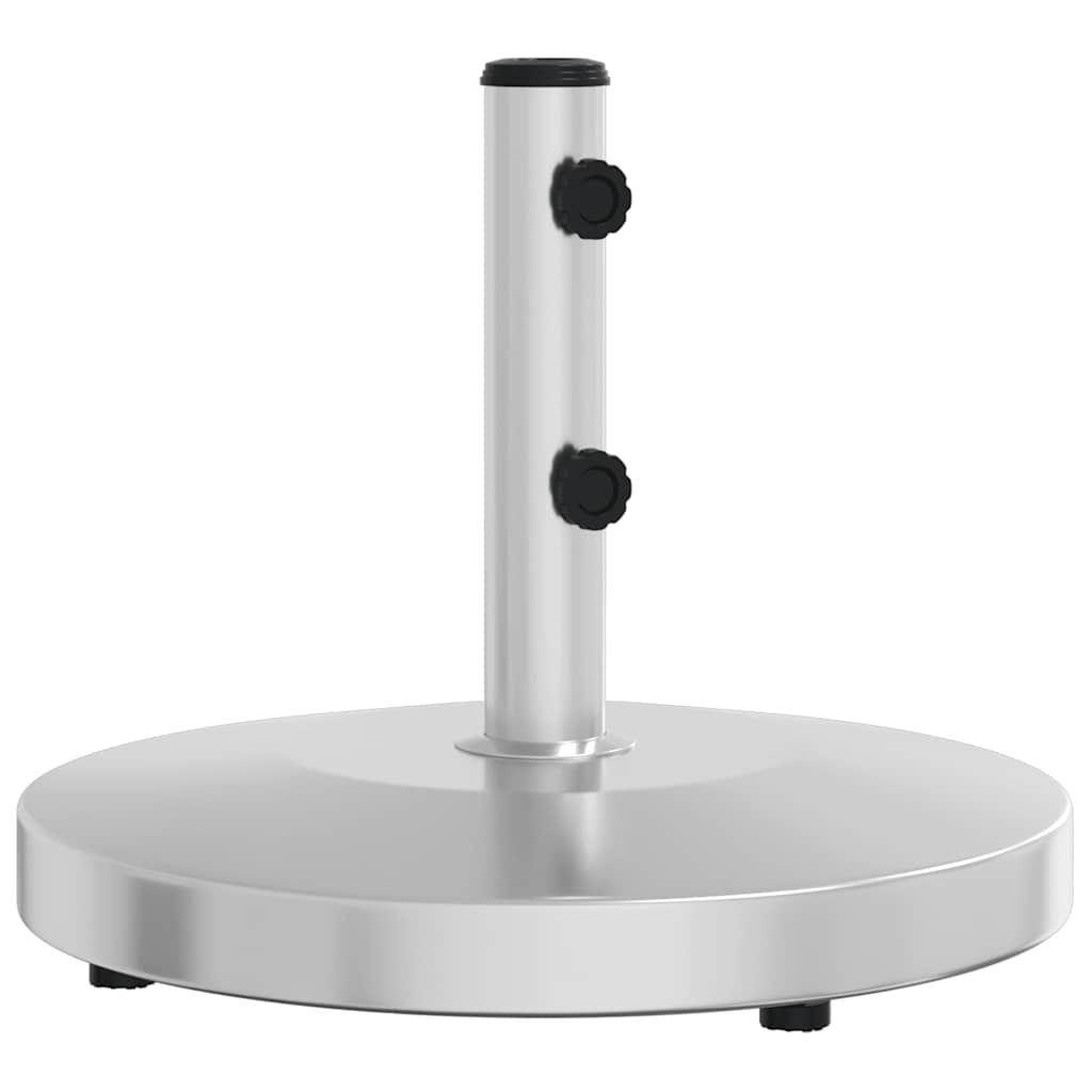 Pied de parasol Vidaxl pour mâts de ø32 38 48 mm 25 kg rond