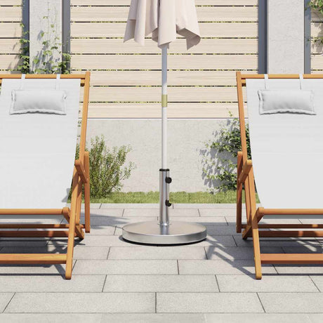 Pied de parasol Vidaxl pour mâts de ø32 38 48 mm 25 kg rond