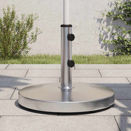 Pied de parasol Vidaxl pour mâts de ø32 38 48 mm 25 kg rond
