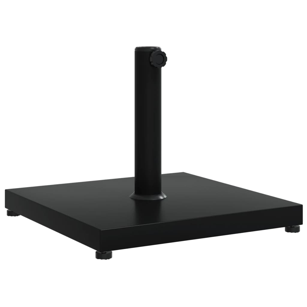 Pied de parasol Vidaxl pour mâts de ø32 38 48 mm carré de 18 kg