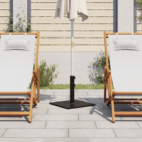 Pied de parasol Vidaxl pour mâts de ø32 38 48 mm carré de 17 kg