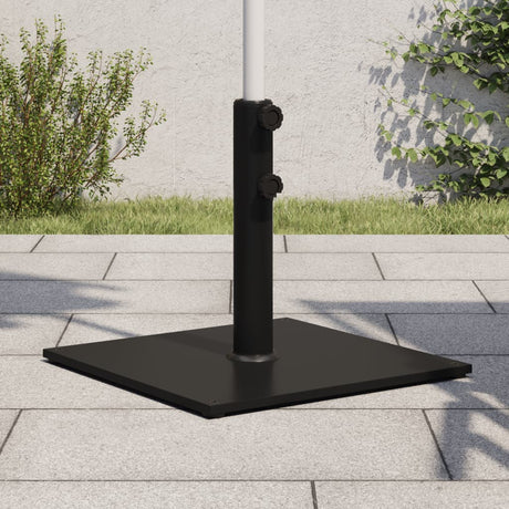 Pied de parasol Vidaxl pour mâts de ø32 38 48 mm carré de 17 kg