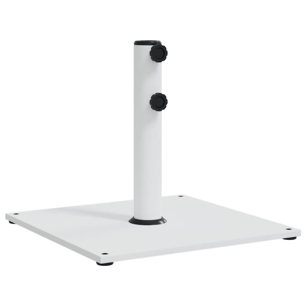 Pied de parasol Vidaxl pour mâts de ø32 38 48 mm carré de 17 kg
